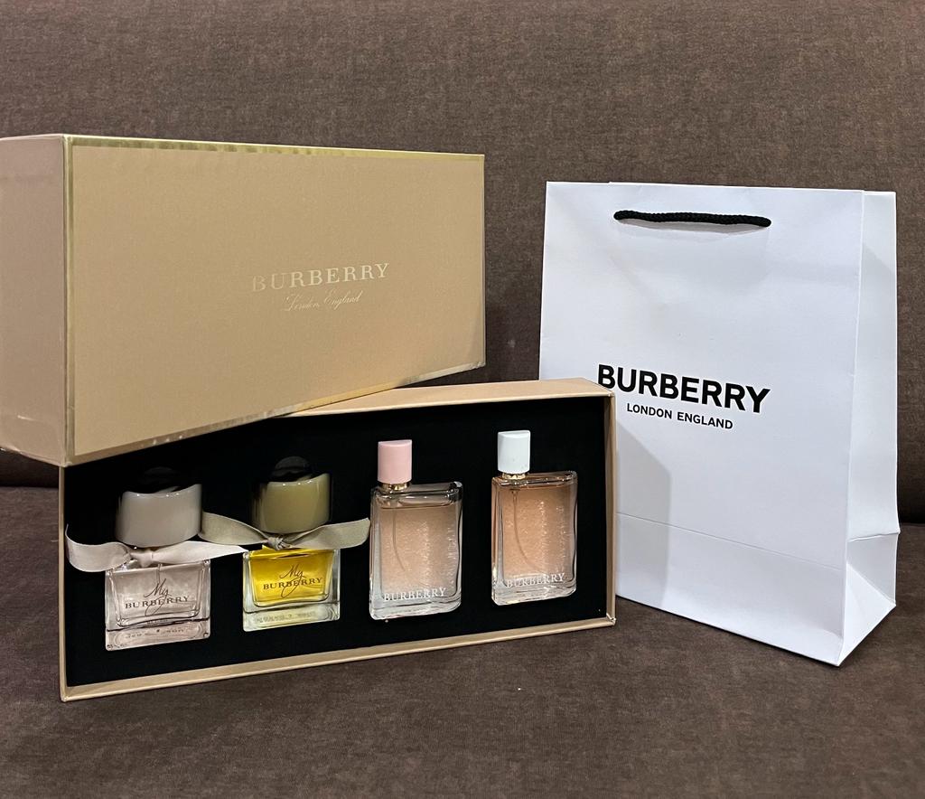 Burberry Her Mini Set BURBERRY Coffret Womens Mini Spray 4-Piece