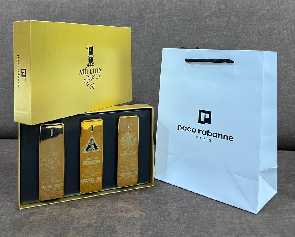 Gift Set One Million Prive Women's Million Parfum Million Perfume Gift Set Paco Rabanne Lady Million